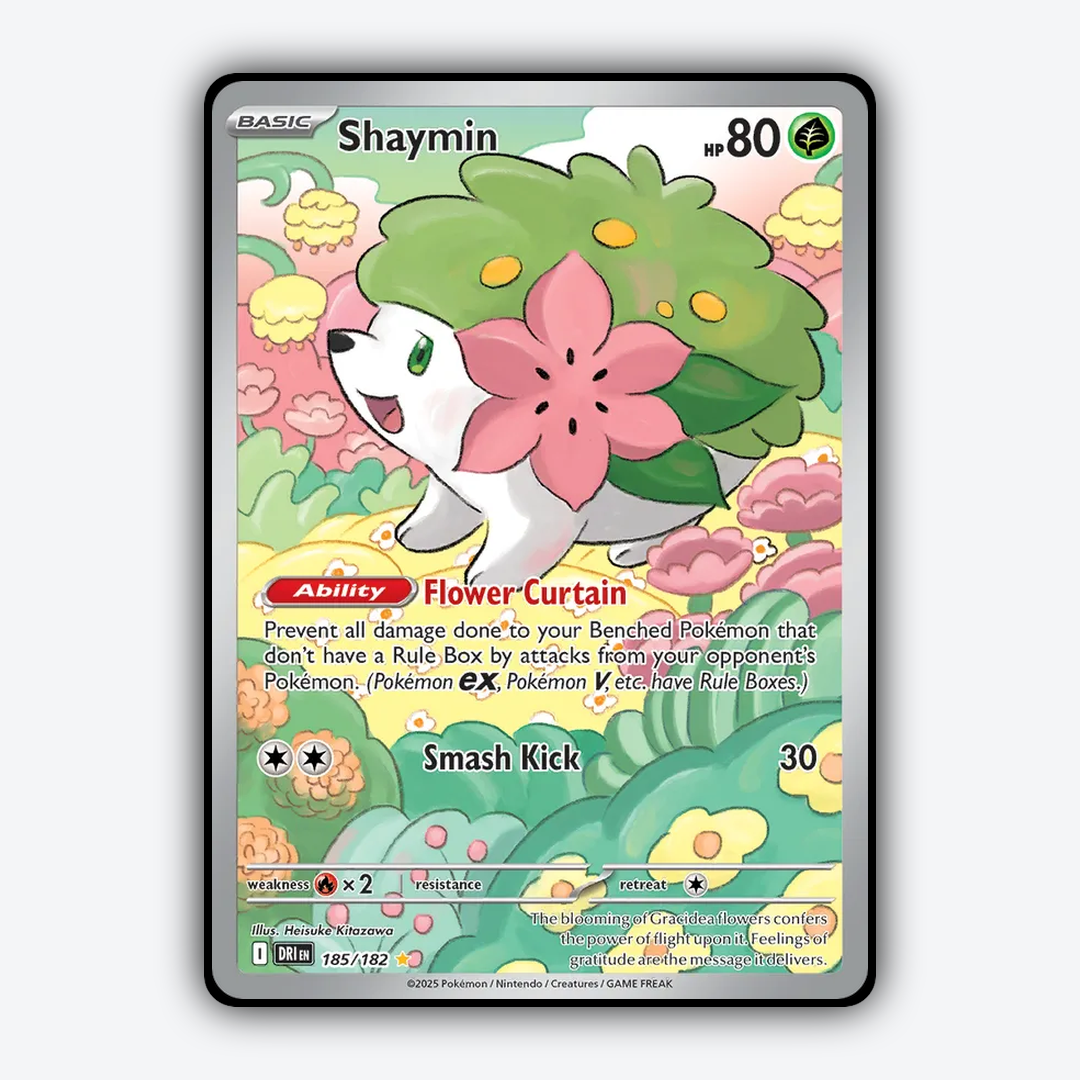 Shaymin #185 - Destined Rivals Set - Card Rug
