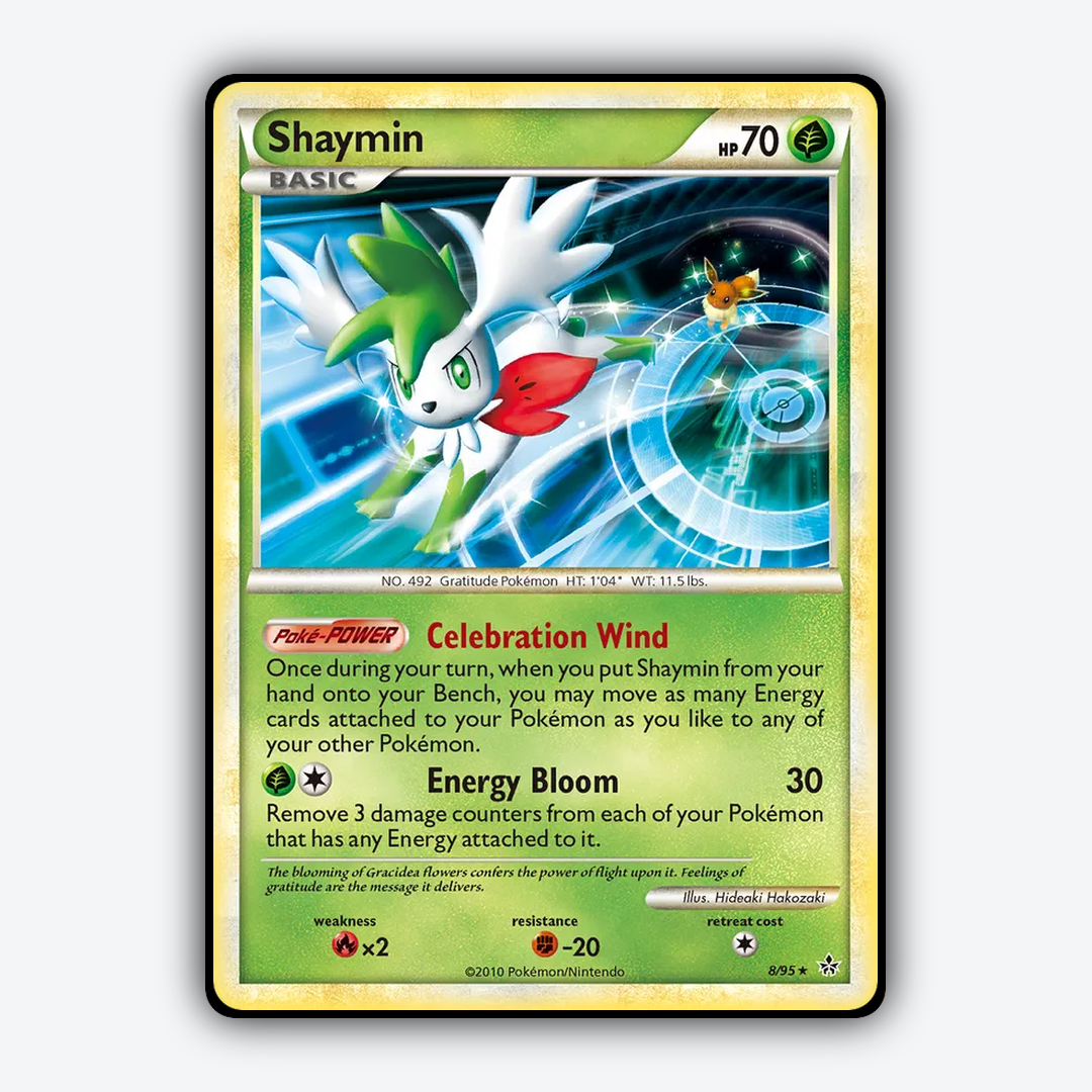 Shaymin 008/95 - HS—Unleashed Set - Card Rug