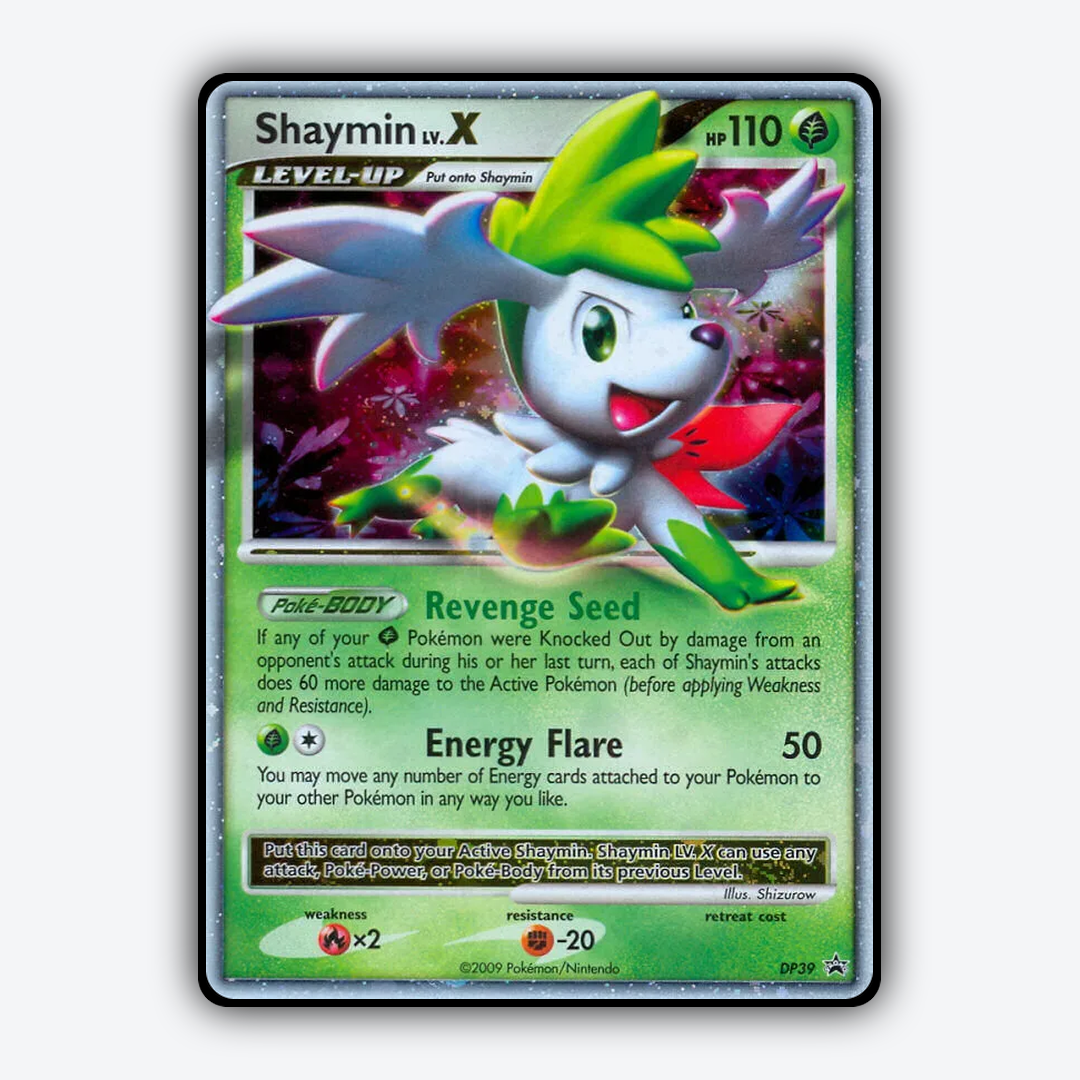 Shaymin LV.X DP039 - DP Black Star Promos Set - Card Rug