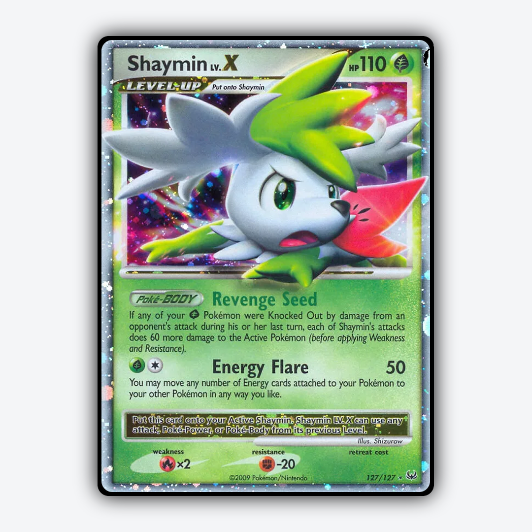 Shaymin LV.X 127/127 - Platinum Set - Card Rug