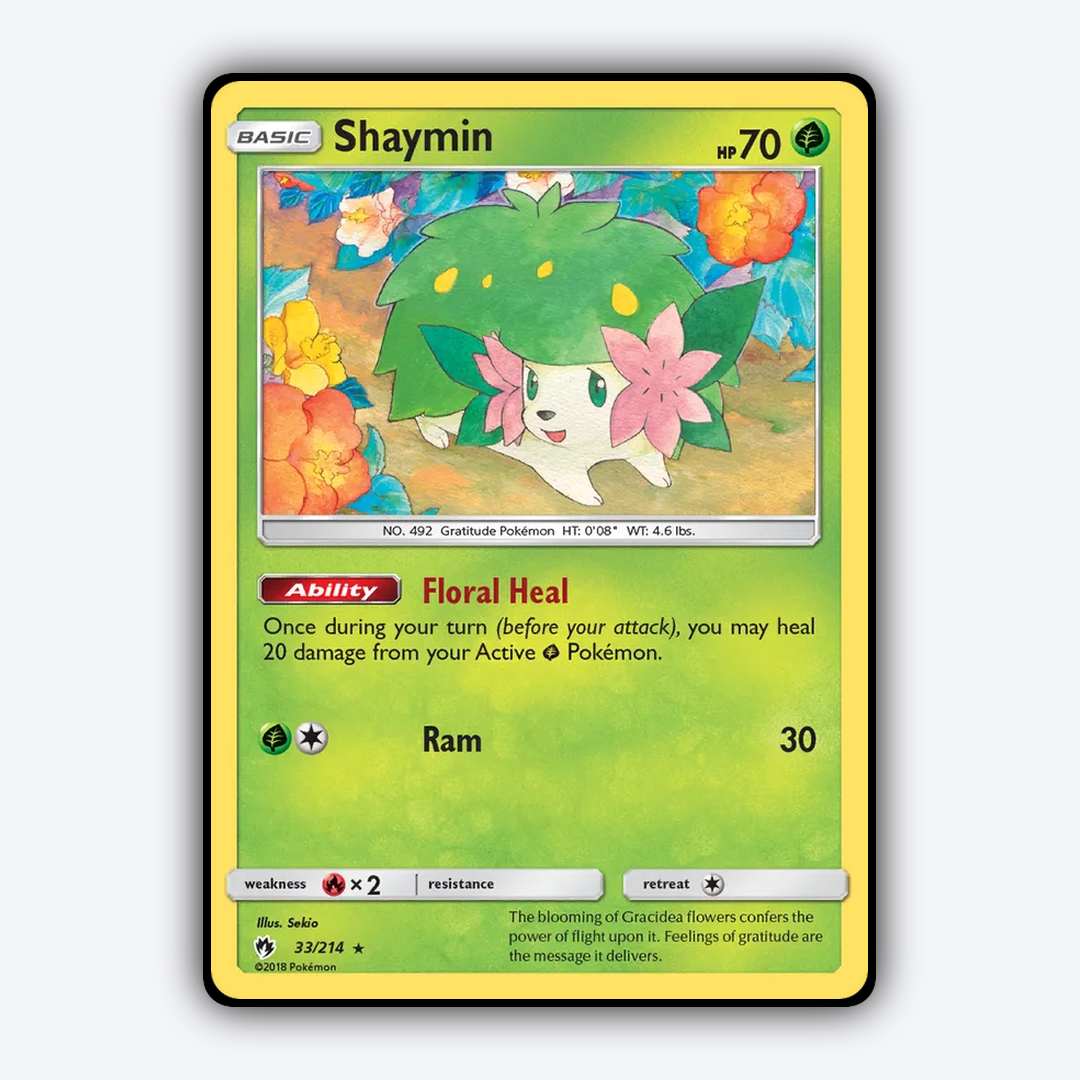 Shaymin 033/214 - Lost Thunder Set - Card Rug