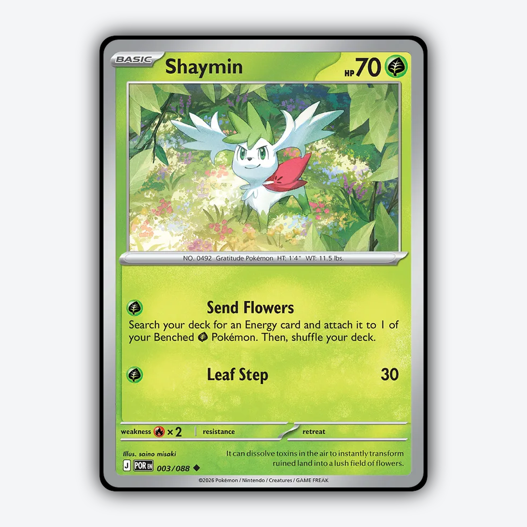 Shaymin 003/088 - Perfect Order Set - Card Rug