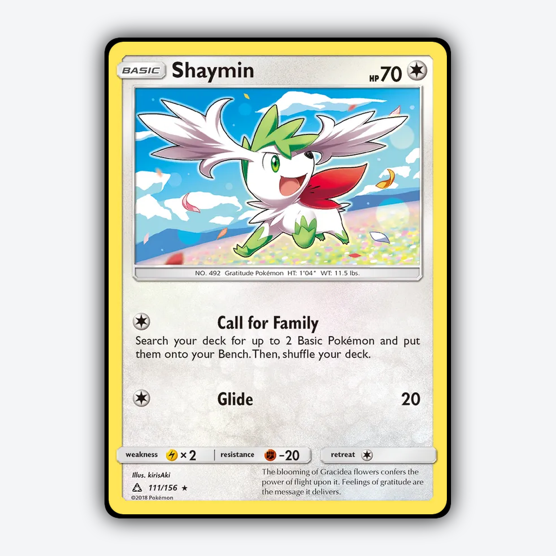 Shaymin 111/156 - Ultra Prism Set - Card Rug