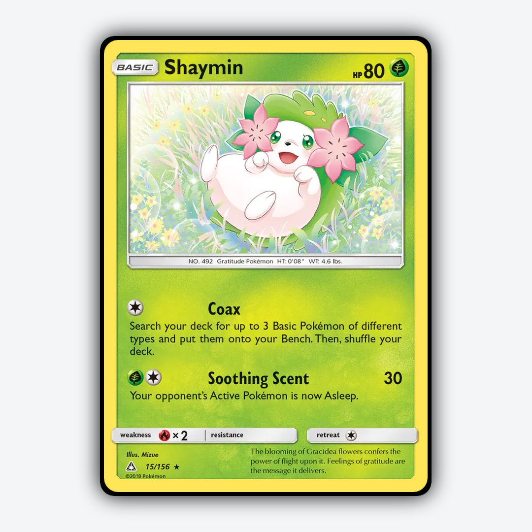 Shaymin 015/156 - Ultra Prism Set - Card Rug