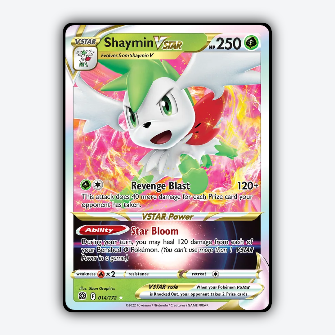 Shaymin VSTAR 014/172 - Brilliant Stars Set - Card Rug