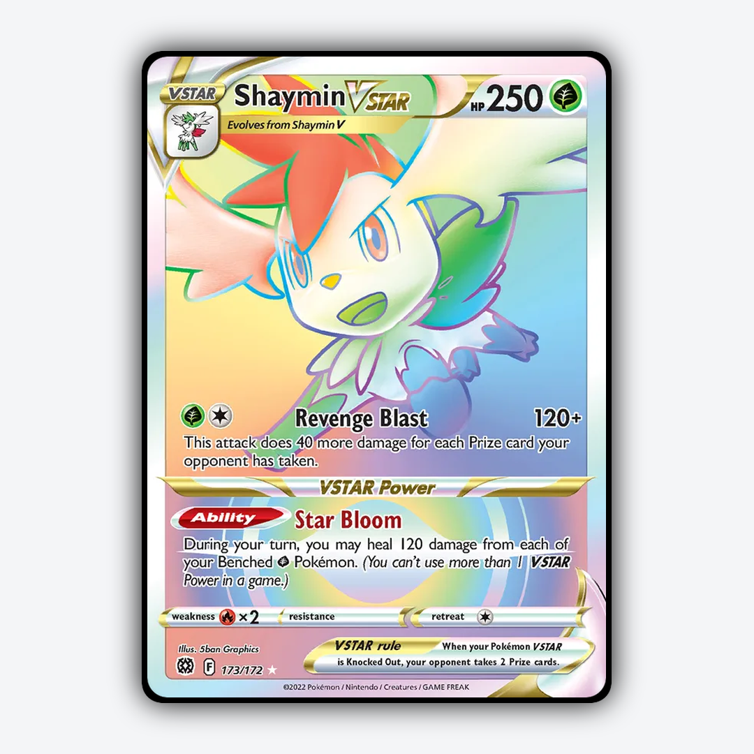 Shaymin VSTAR 173/172 - Brilliant Stars Set - Card Rug
