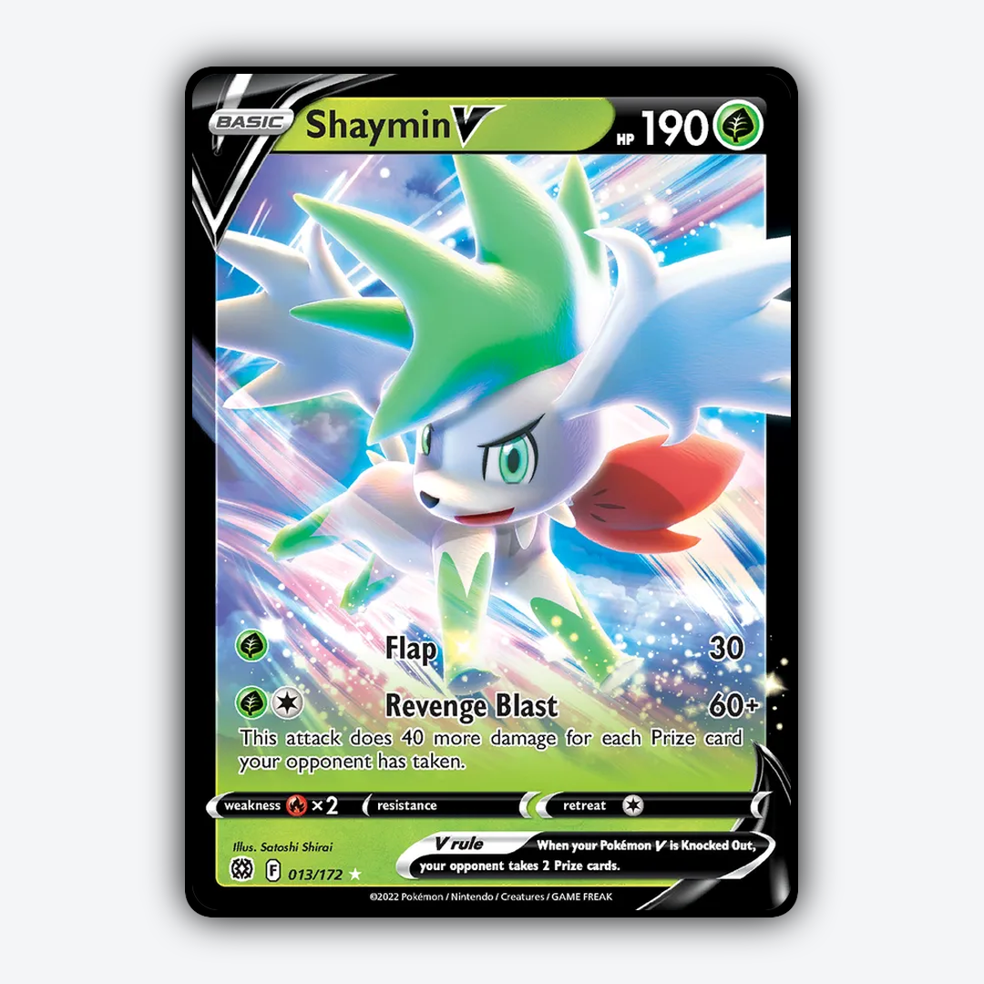 Shaymin V 013/172 - Brilliant Stars Set - Card Rug