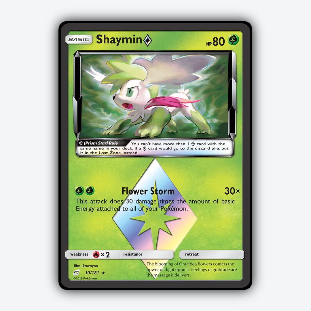 Shaymin ◇ 010/181 - Team Up Set - Card Rug