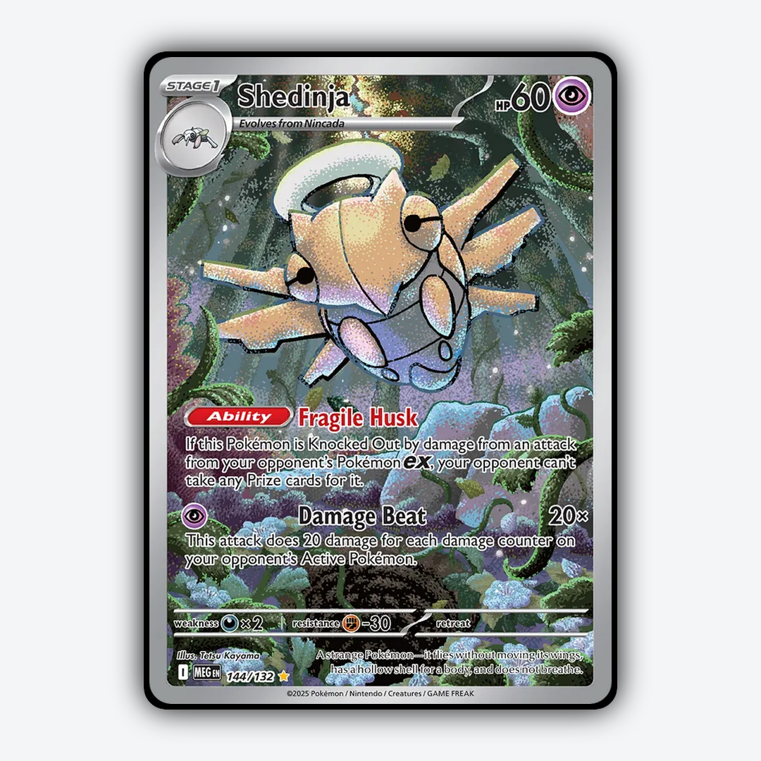 Shedinja #144 - Mega Evolution Set - Card Rug