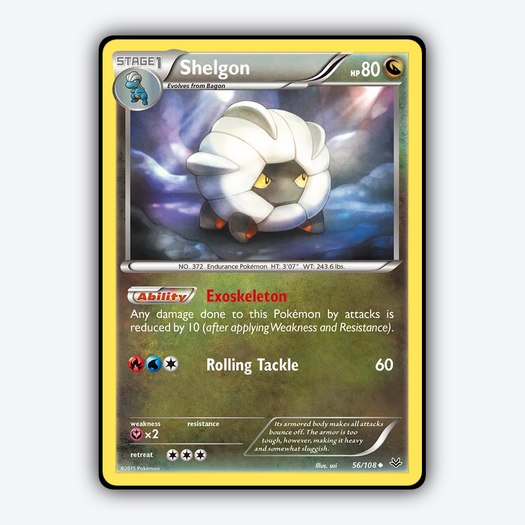 Shelgon 056/108 - Roaring Skies Set - Card Rug