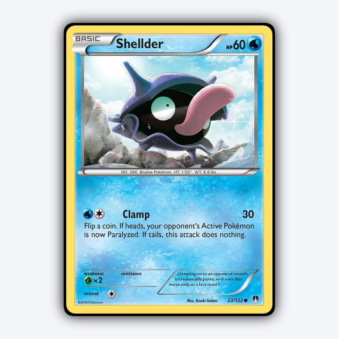Shellder 023/122 - BREAKpoint Set - Card Rug