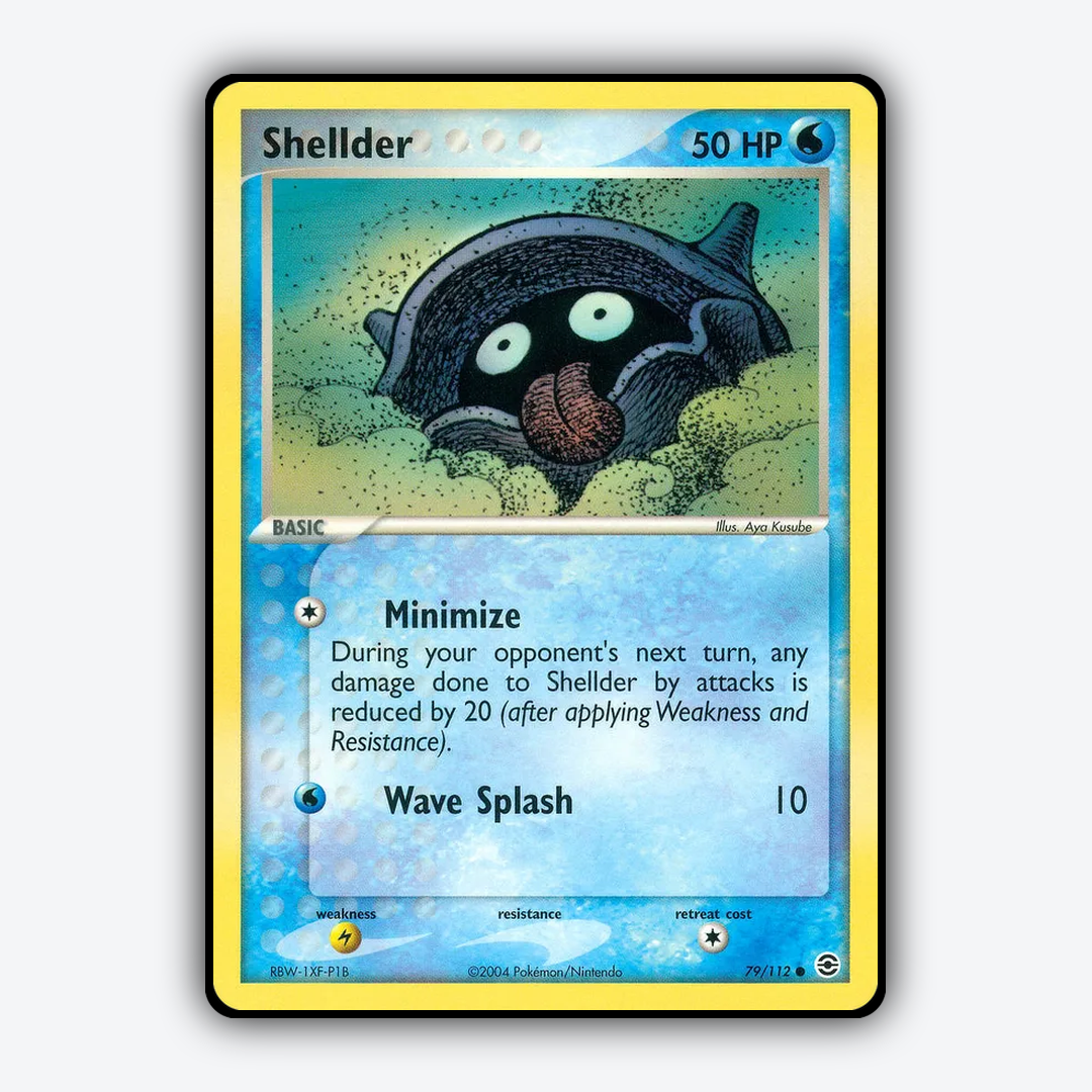 Shellder 079/112 - FireRed & LeafGreen Set - Card Rug