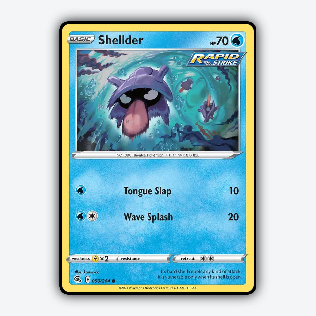 Shellder 050/264 - Fusion Strike Set - Card Rug