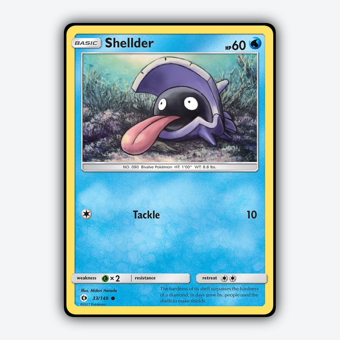 Shellder 033/149 - Sun & Moon Set - Card Rug