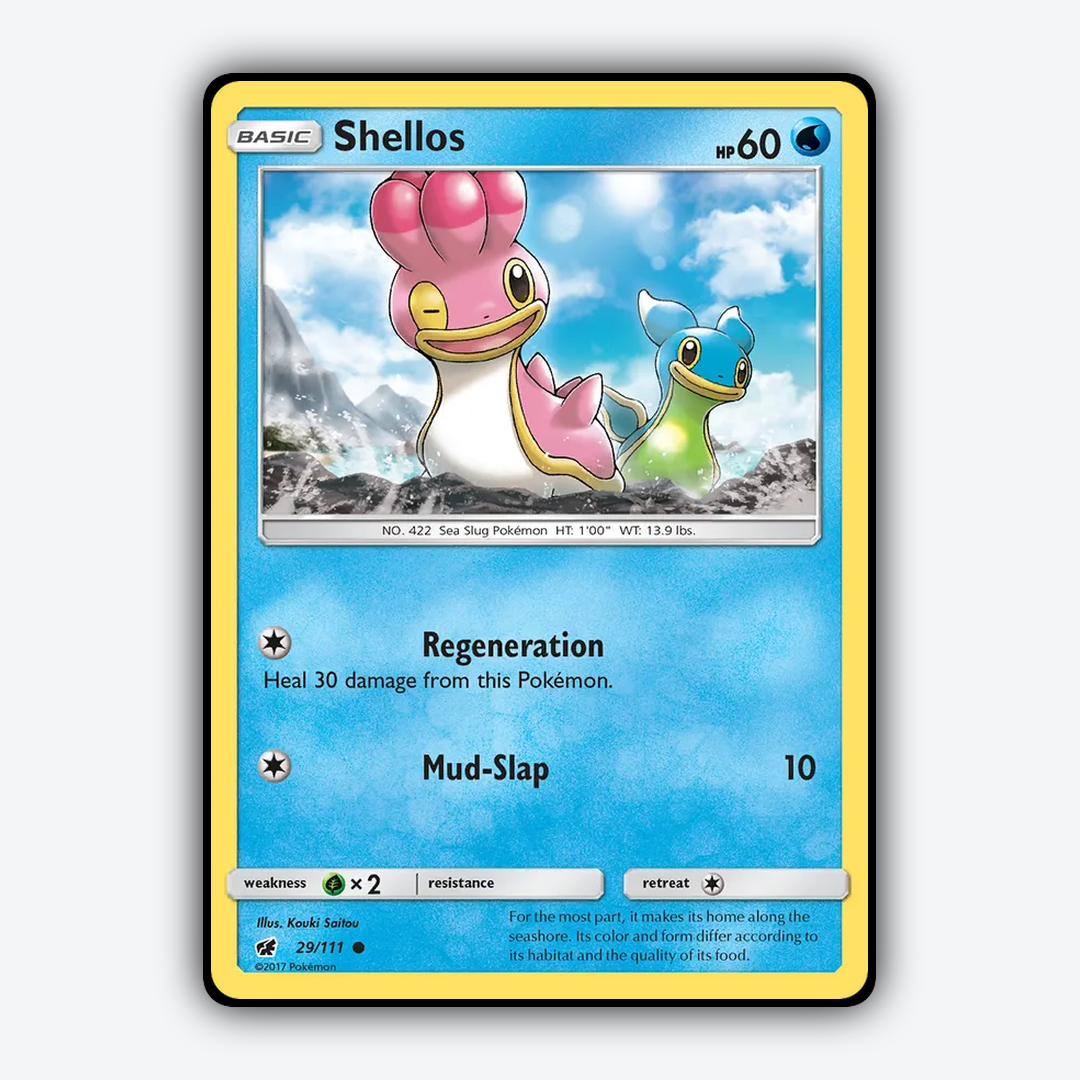 Shellos 029/111 - Crimson Invasion Set - Card Rug