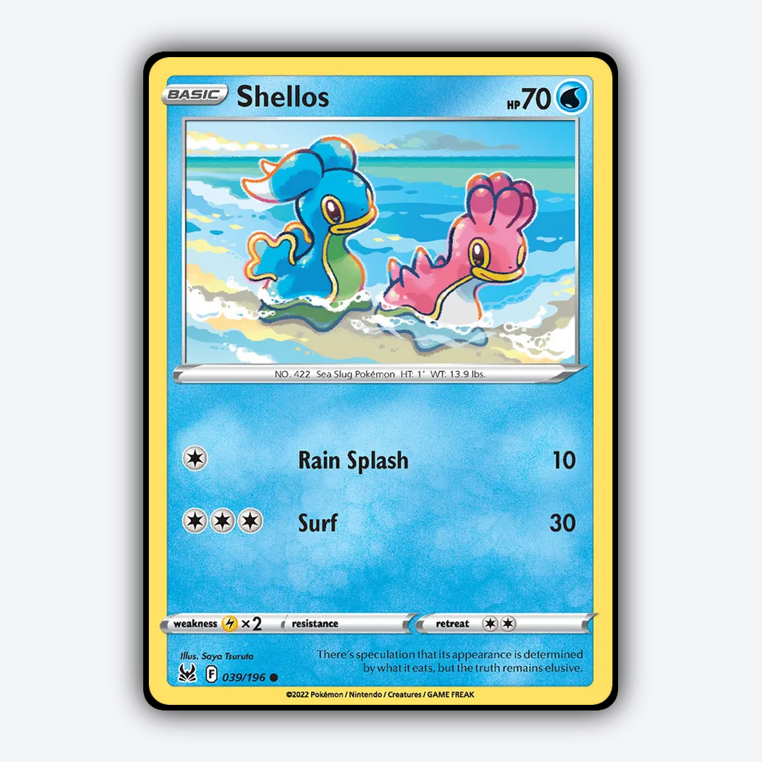 Shellos 039/196 - Lost Origin Set - Card Rug