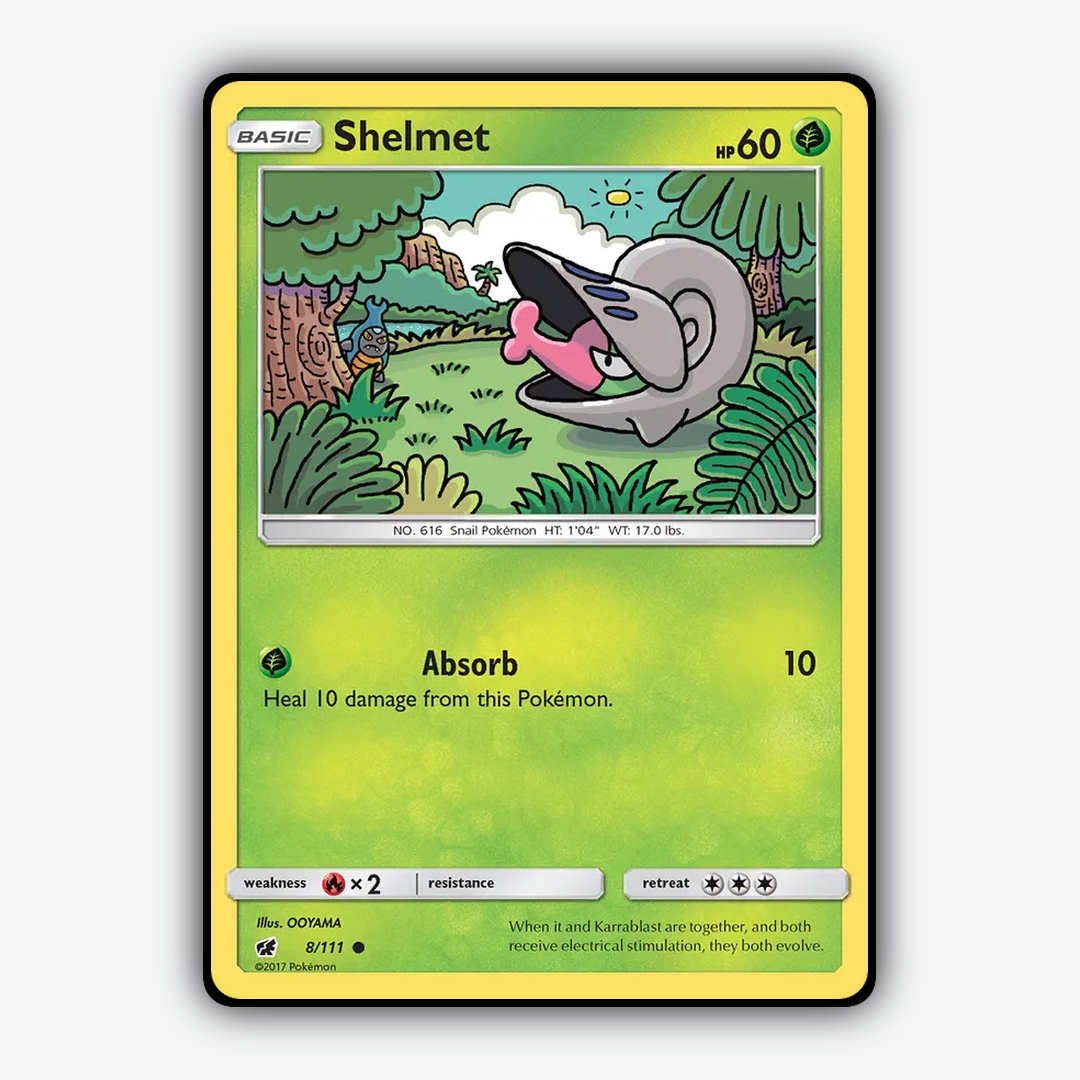 Shelmet 008/111 - Crimson Invasion Set - Card Rug