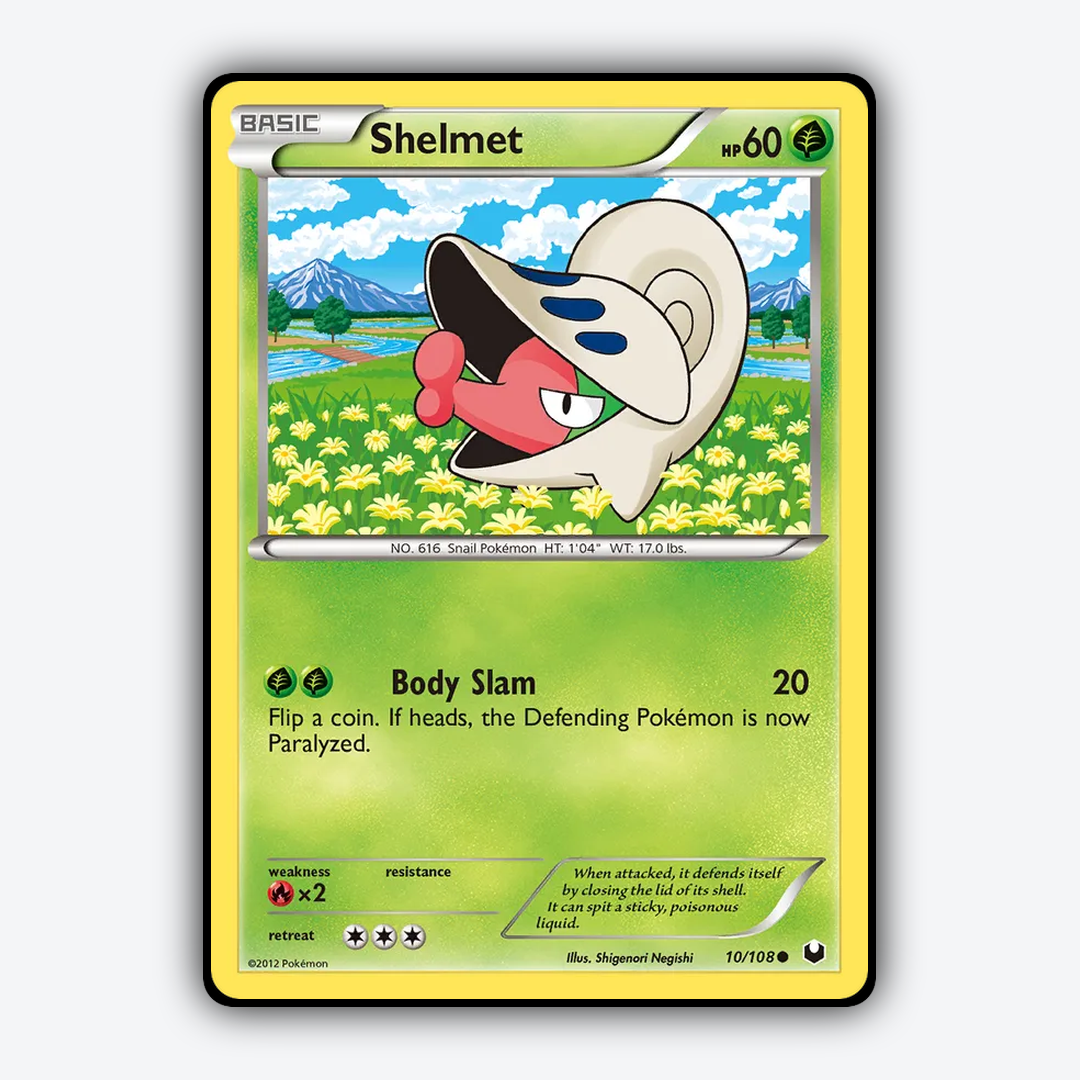 Shelmet 010/108 - Dark Explorers Set - Card Rug
