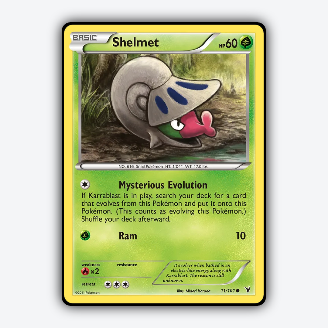 Shelmet 011/101 - Noble Victories Set - Card Rug