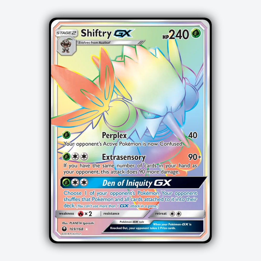 Shiftry-GX 169/168 - Celestial Storm Set - Card Rug