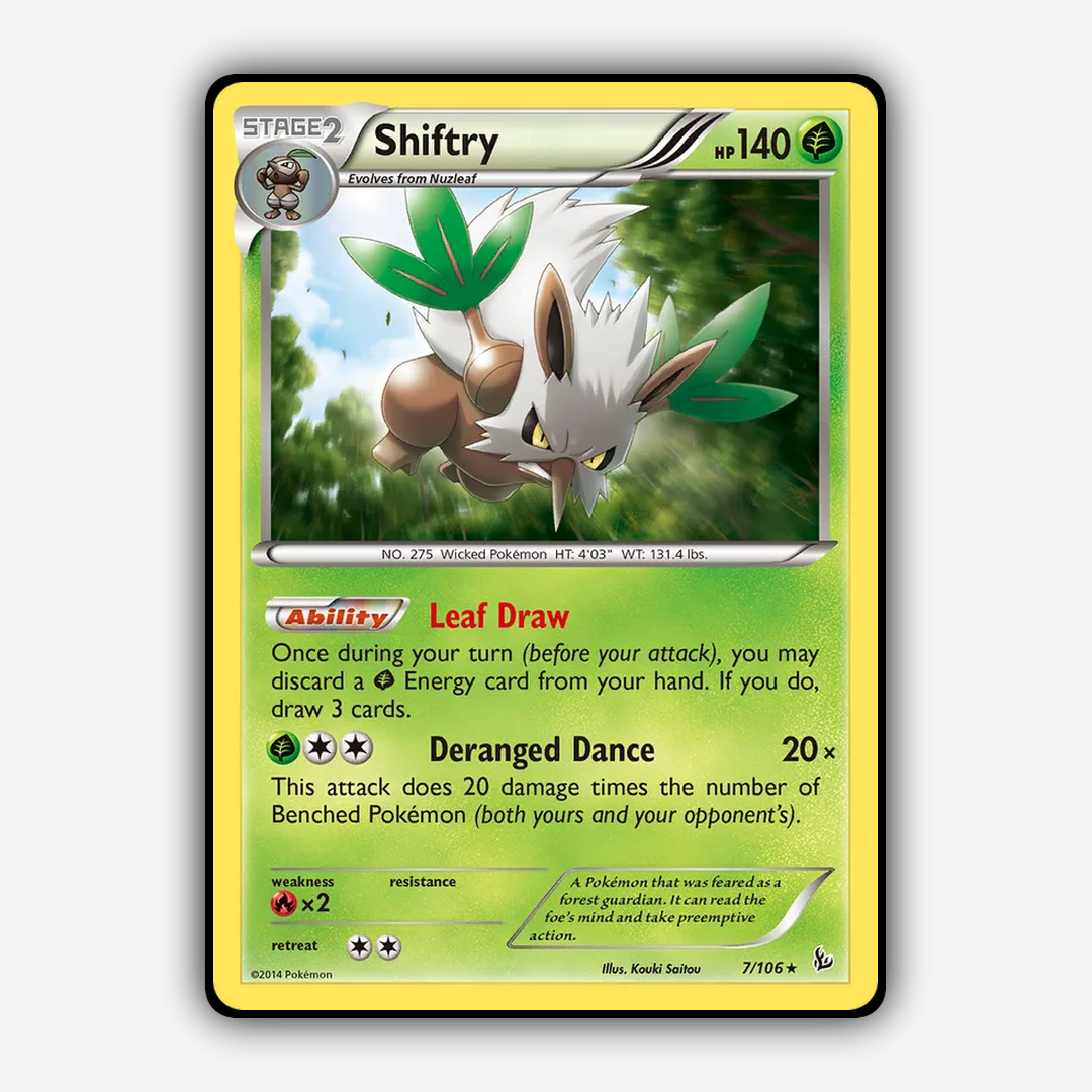Shiftry 007/106 - Flashfire Set - Card Rug