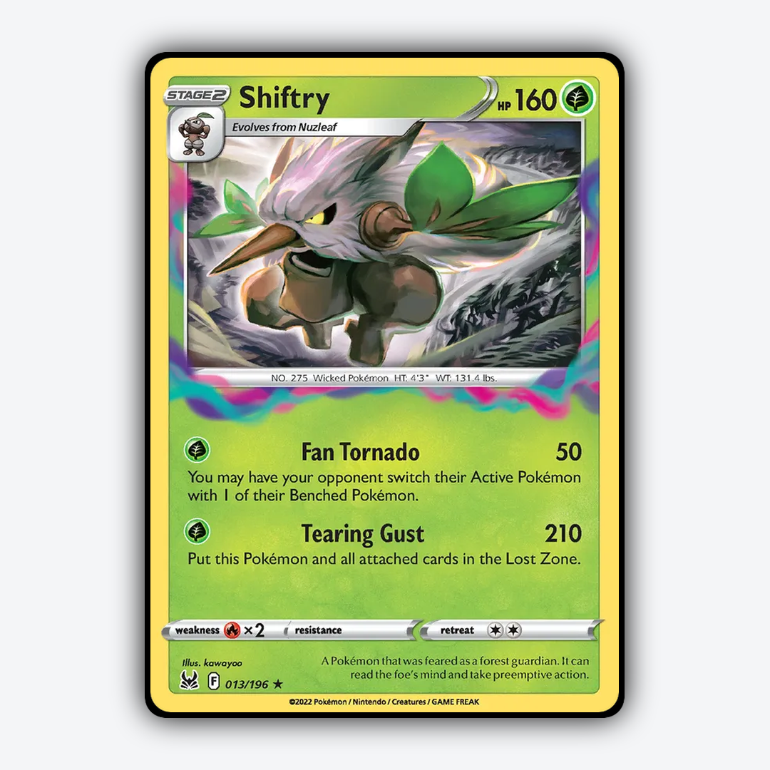 Shiftry 013/196 - Lost Origin Set - Card Rug