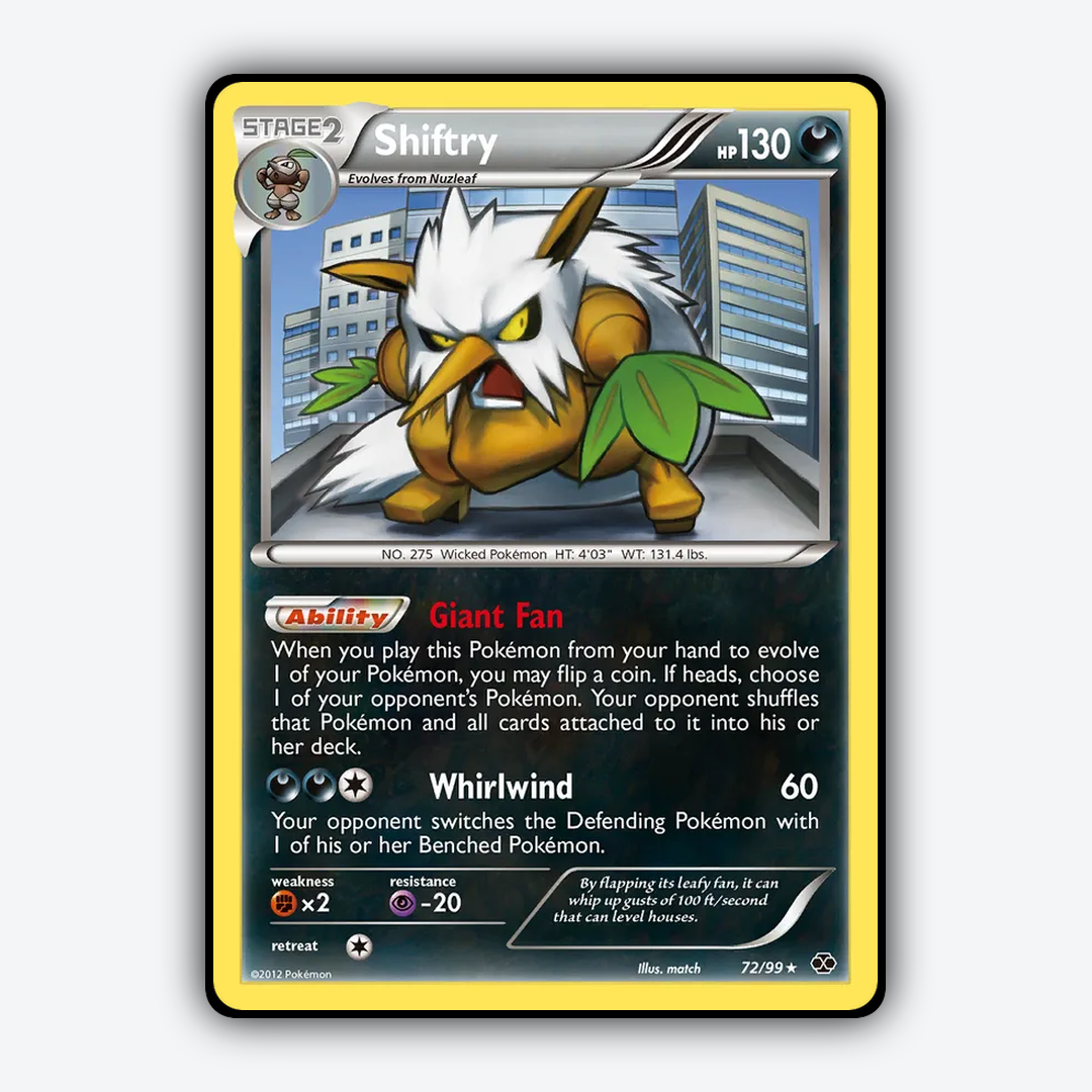Shiftry 072/99 - Next Destinies Set - Card Rug