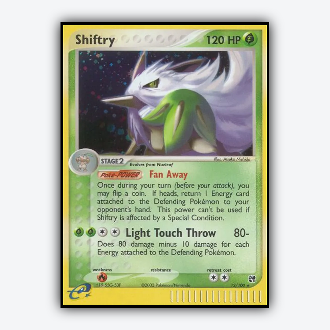 Shiftry 012/100 - Sandstorm Set - Card Rug