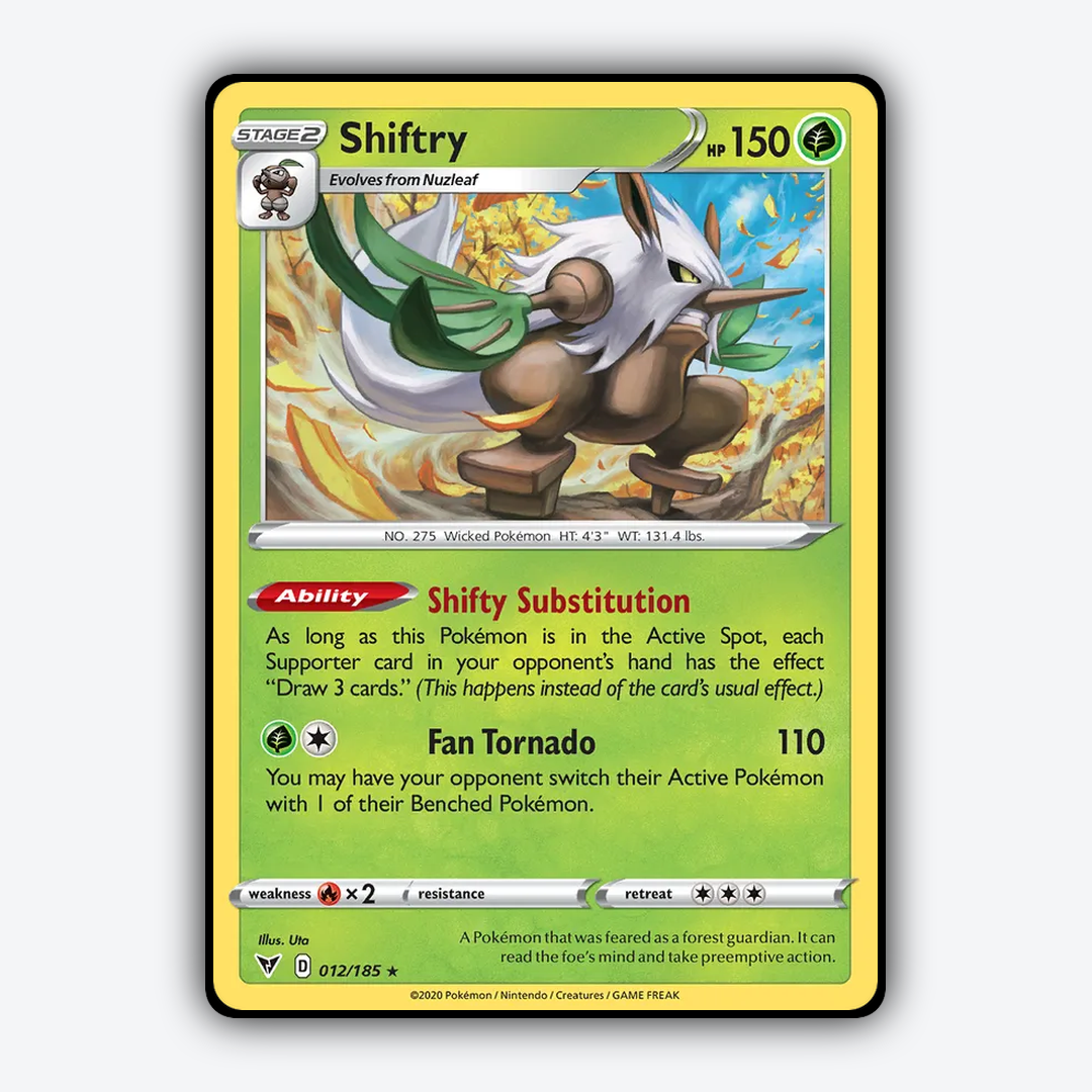 Shiftry 012/185 - Vivid Voltage Set - Card Rug