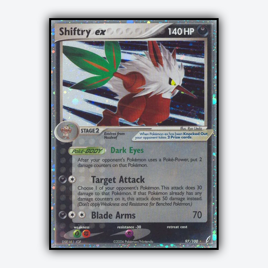 Shiftry ex 097/100 - Crystal Guardians Set - Card Rug
