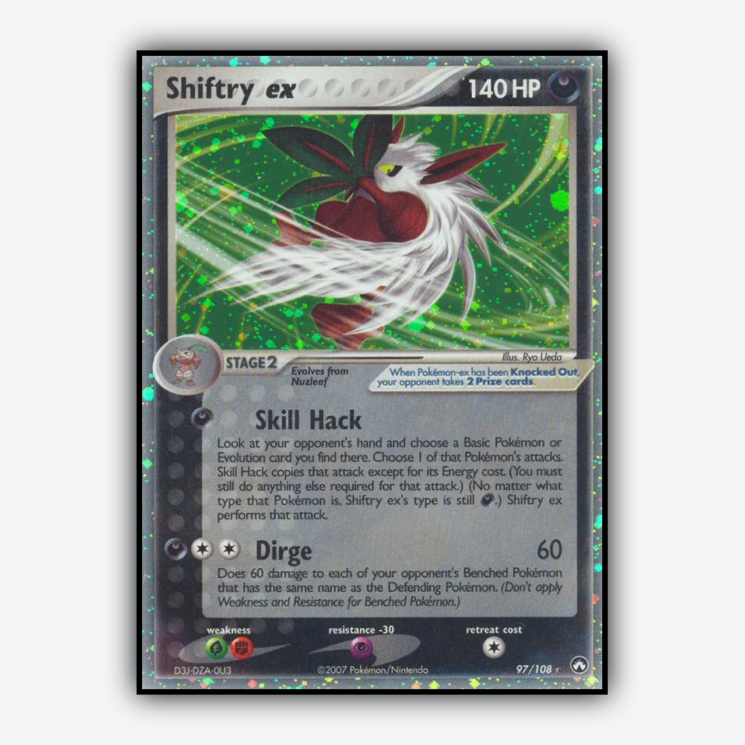 Shiftry ex 097/108 - Power Keepers Set - Card Rug