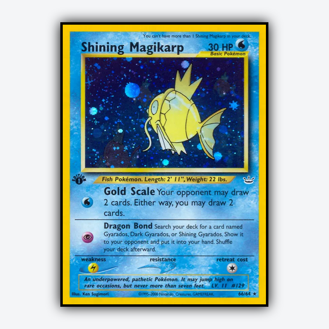 Shining Magikarp 066/64 - Neo Revelation Set - Card Rug