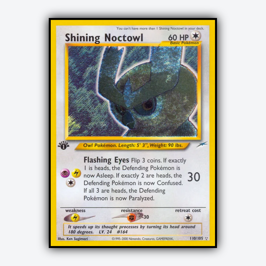 Shining Noctowl 110/105 - Neo Destiny Set - Card Rug