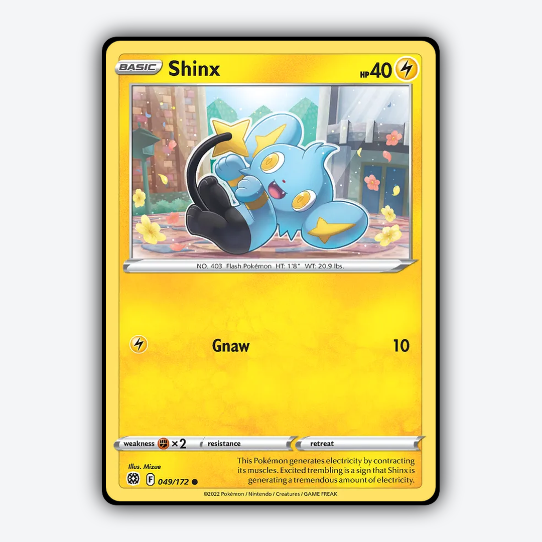 Shinx 049/172 - Brilliant Stars Set - Card Rug