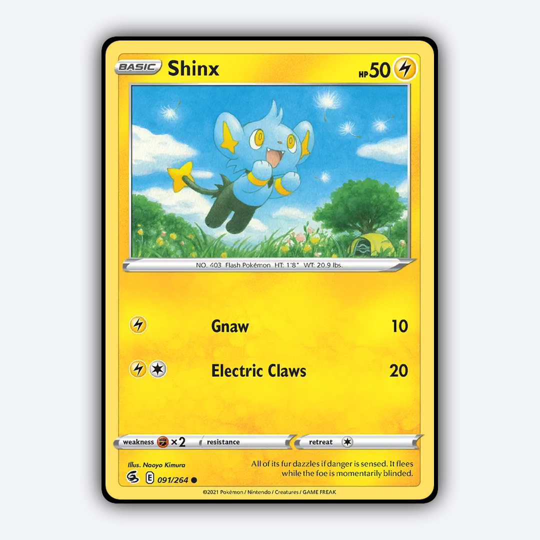 Shinx 091/264 - Fusion Strike Set - Card Rug