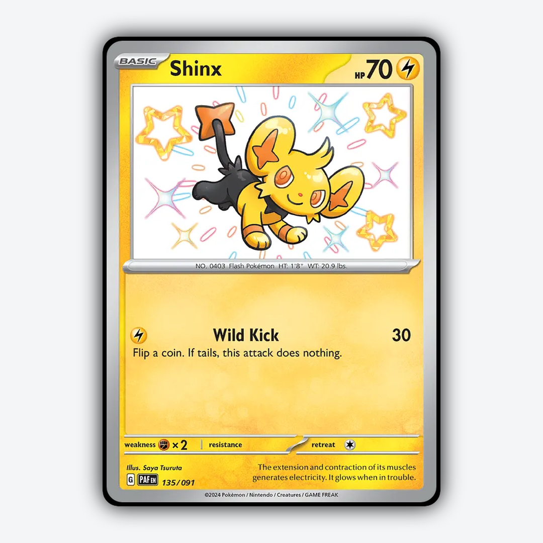 Shinx #135 - Paldean Fates Set - Card Rug