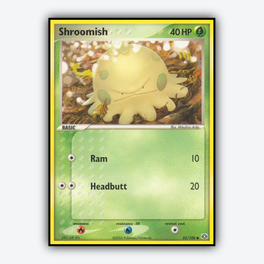 Shroomish 063/106 - Emerald Set - Card Rug