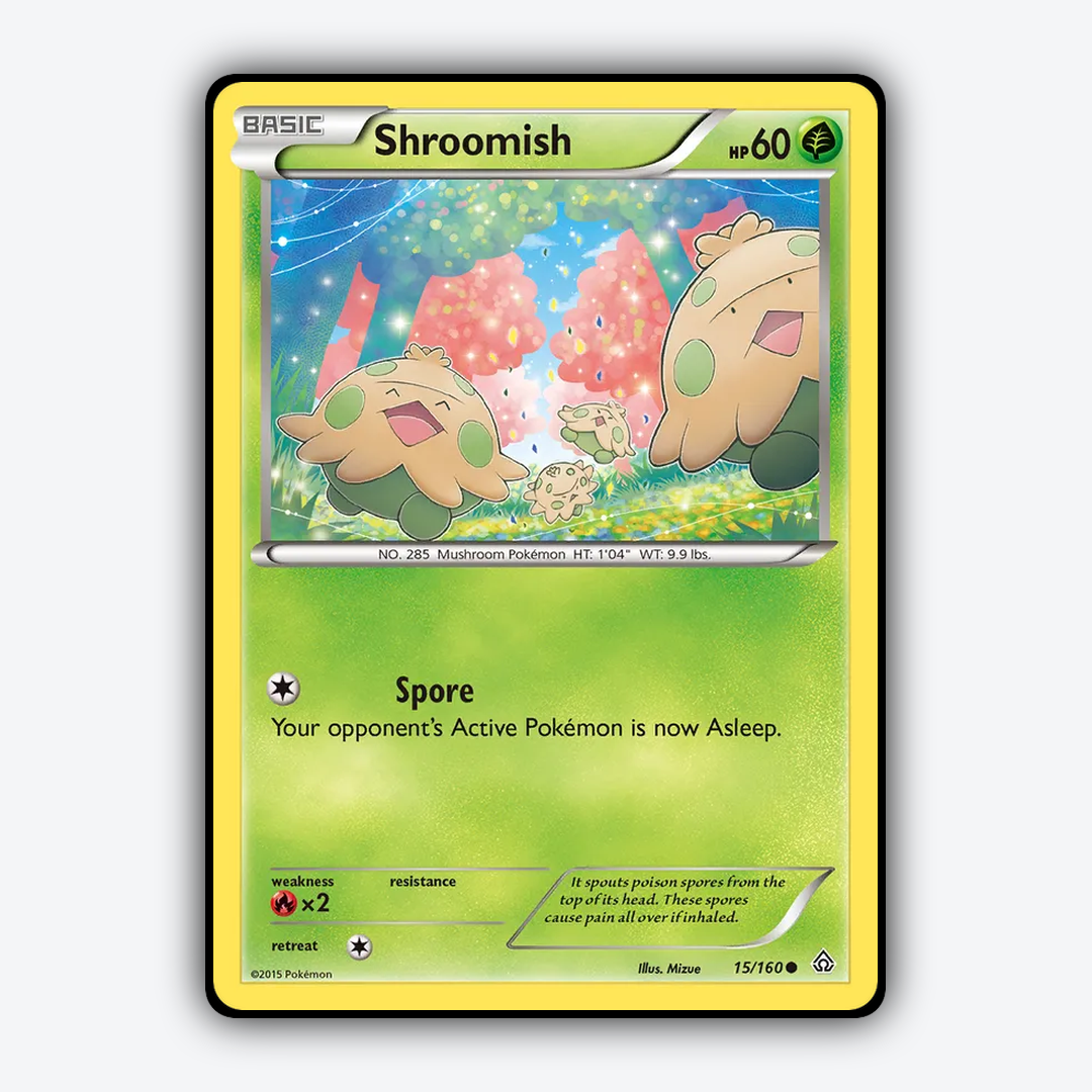Shroomish 015/160 - Primal Clash Set - Card Rug