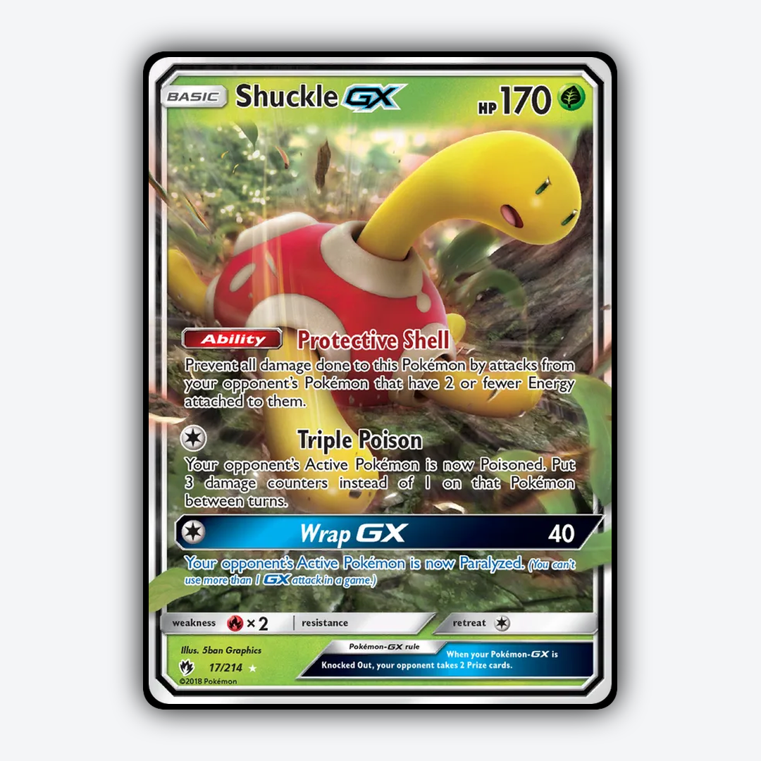 Shuckle-GX 017/214 - Lost Thunder Set - Card Rug