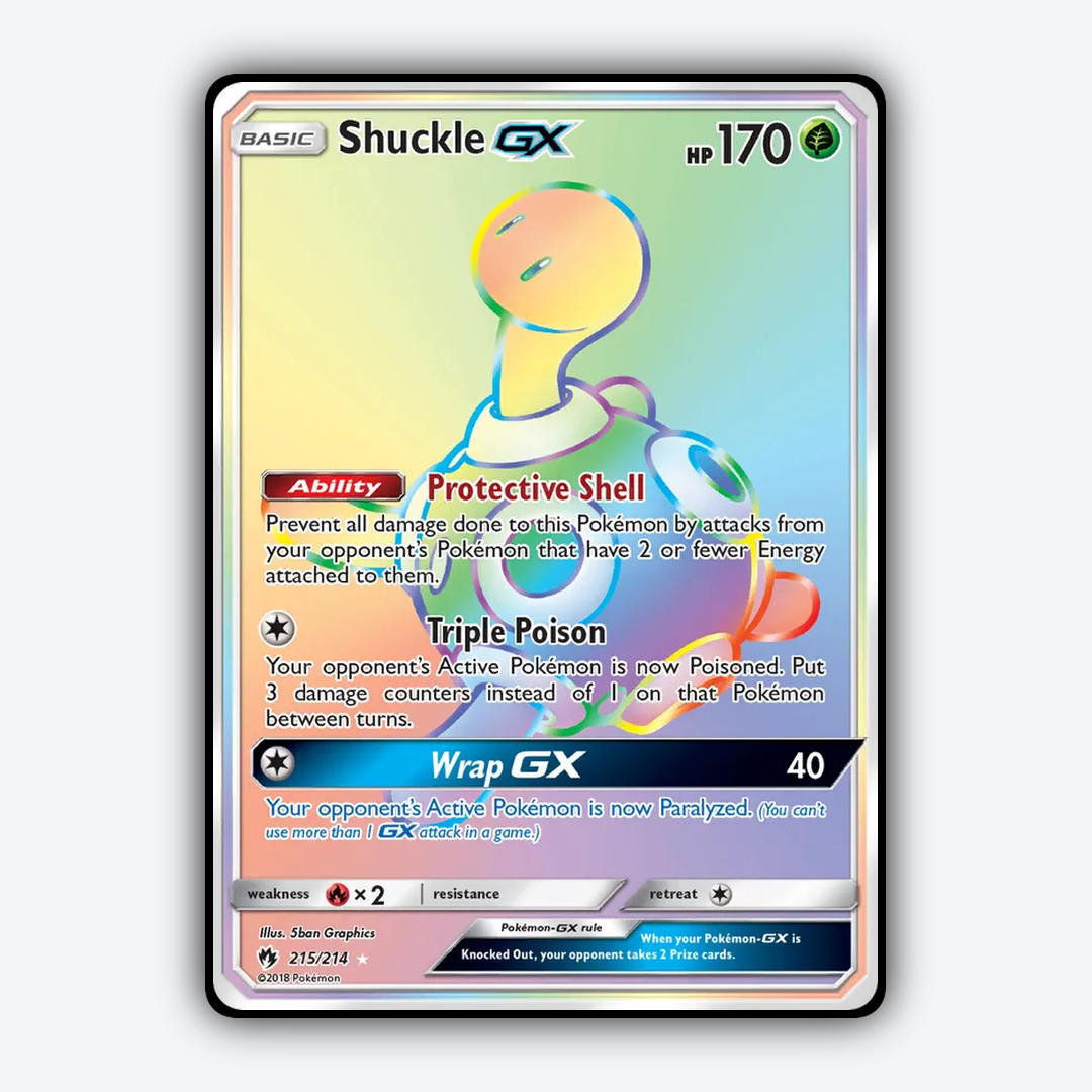 Shuckle-GX 215/214 - Lost Thunder Set - Card Rug