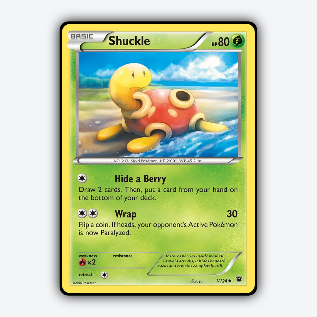 Shuckle 001/124 - Fates Collide Set - Card Rug