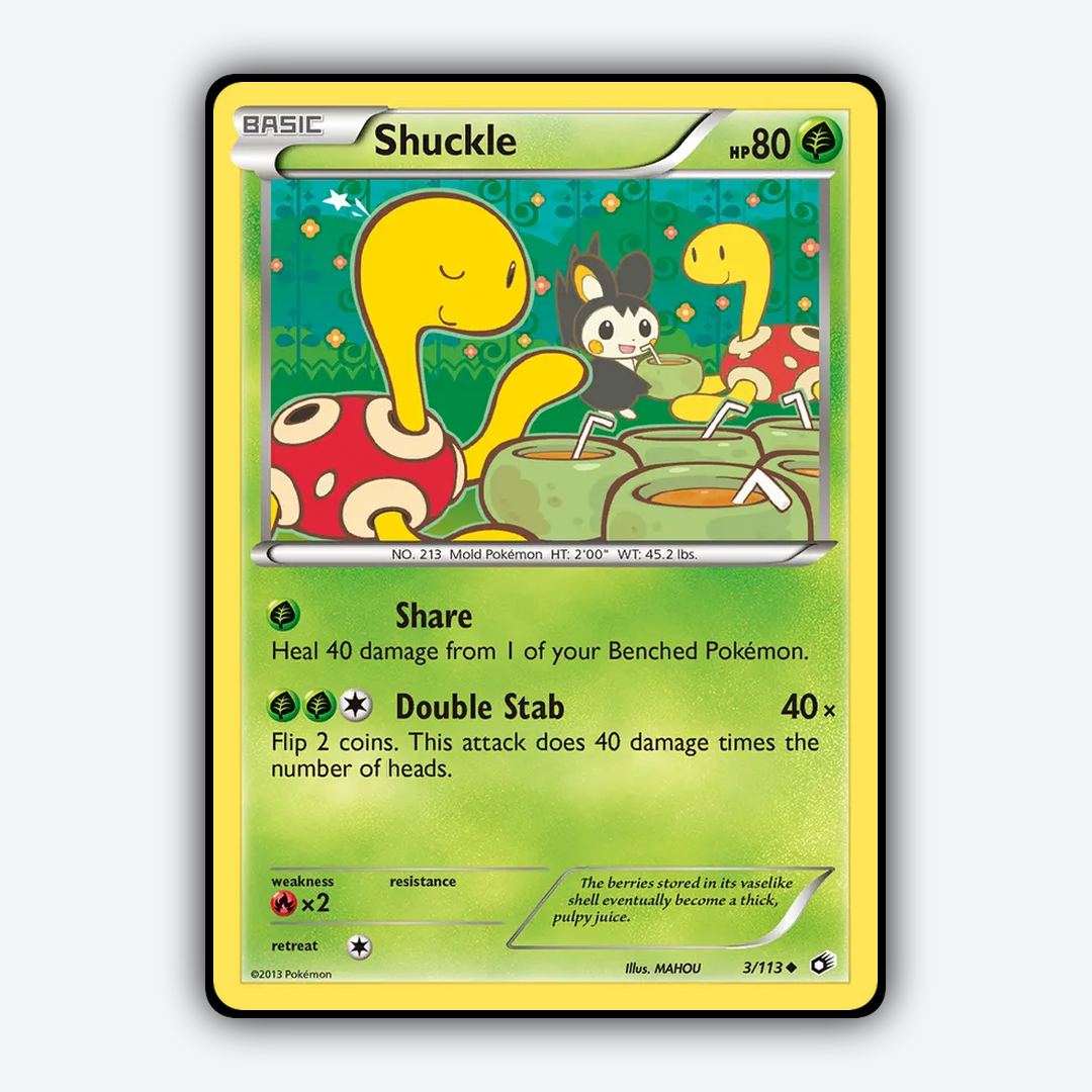 Shuckle 003/113 - Legendary Treasures Set - Card Rug