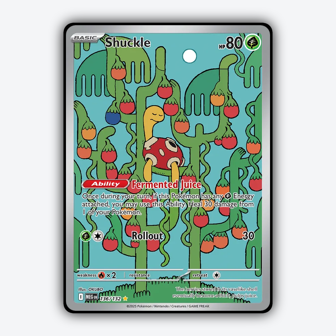 Shuckle #136 - Mega Evolution Set - Card Rug