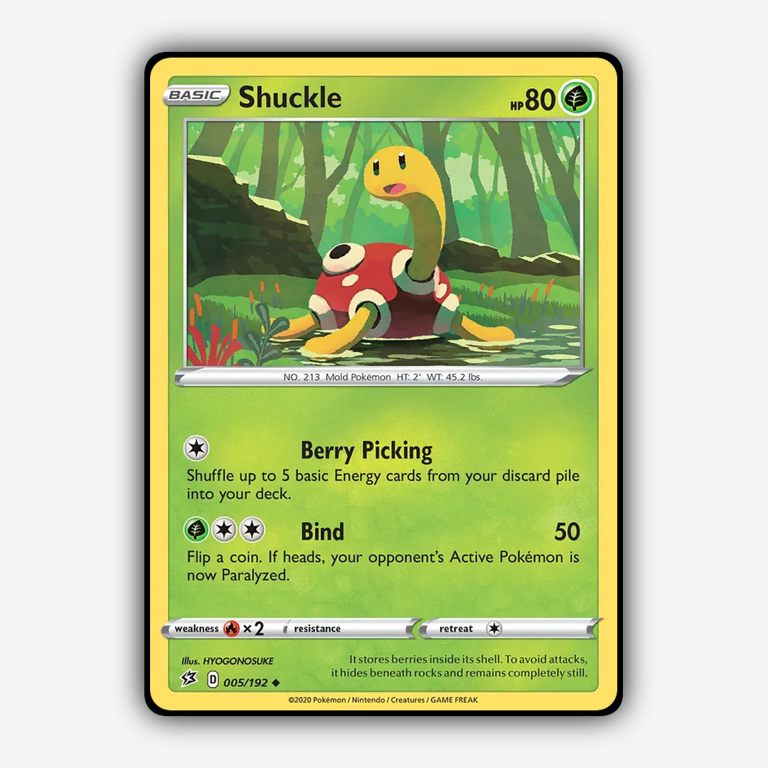 Shuckle 005/192 - Rebel Clash Set - Card Rug