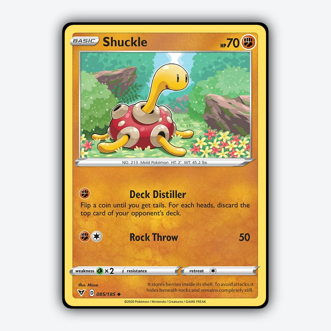 Shuckle 085/185 - Vivid Voltage Set - Card Rug