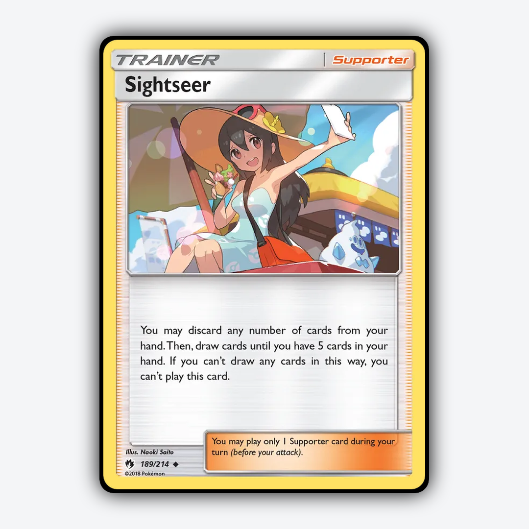Sightseer 189/214 - Lost Thunder Set - Card Rug
