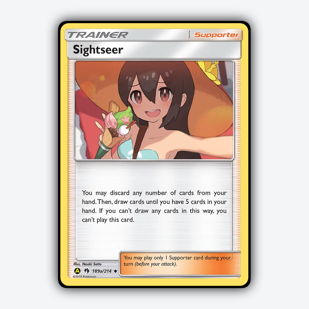 Sightseer 189a/214 - Lost Thunder Set - Card Rug