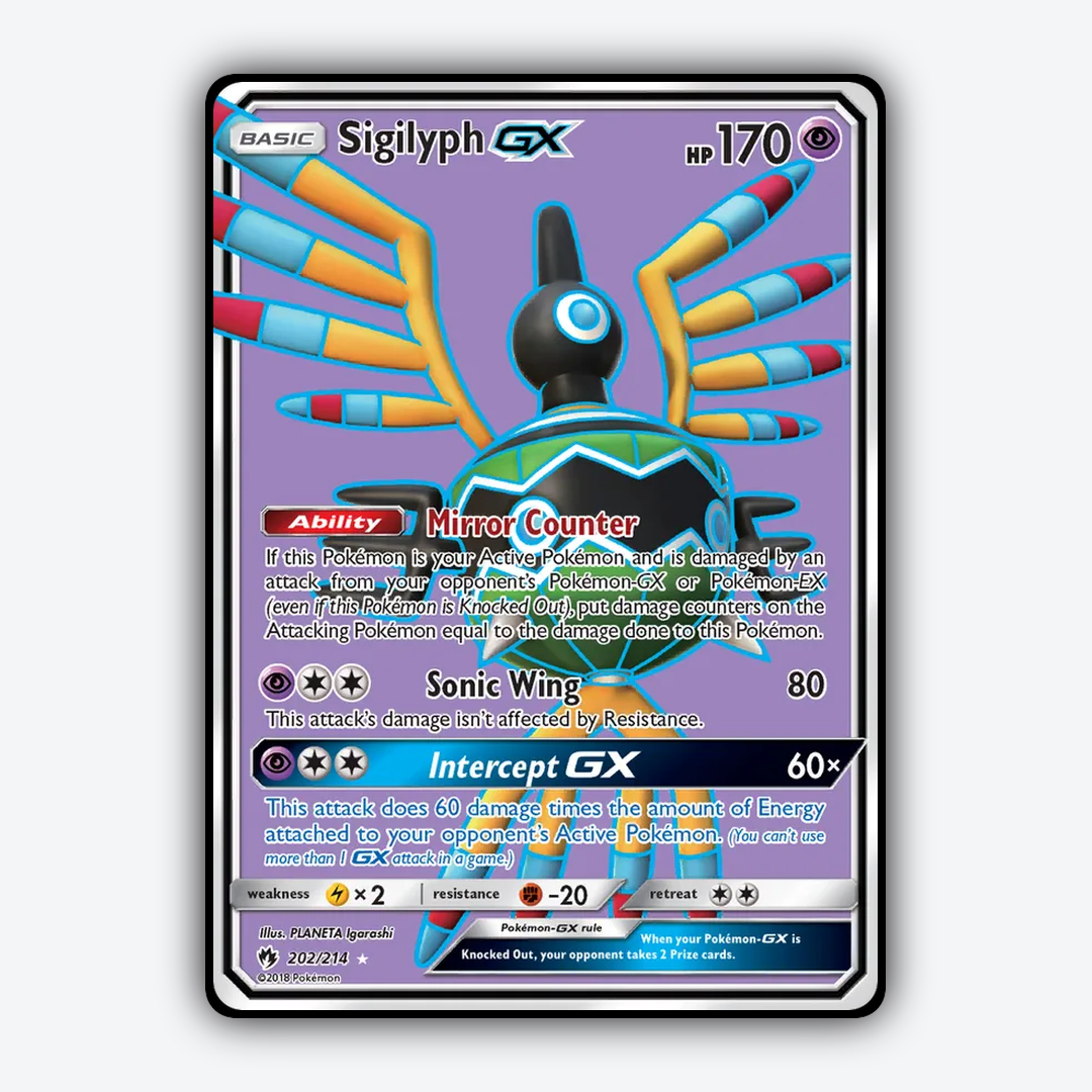 Sigilyph-GX 202/214 - Lost Thunder Set - Card Rug