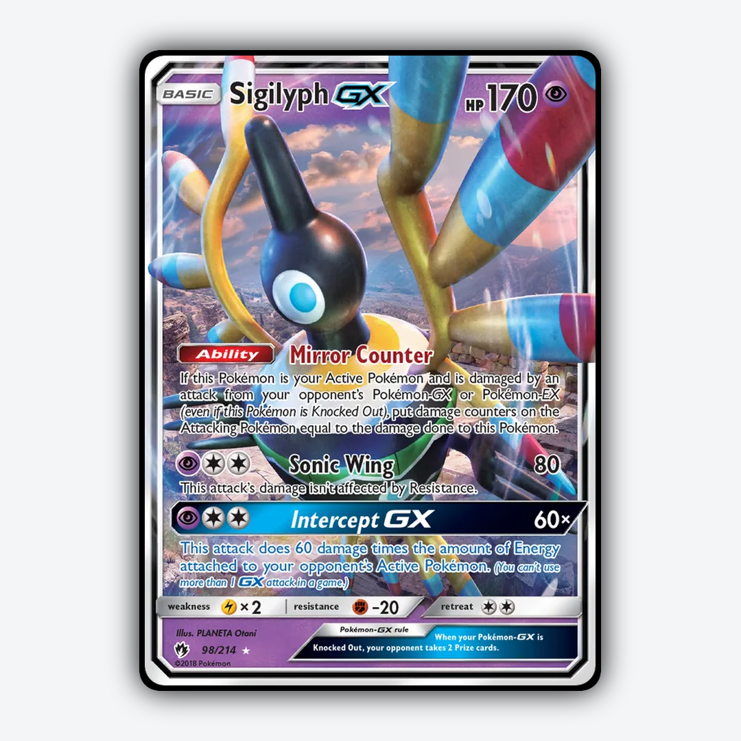 Sigilyph-GX 098/214 - Lost Thunder Set - Card Rug