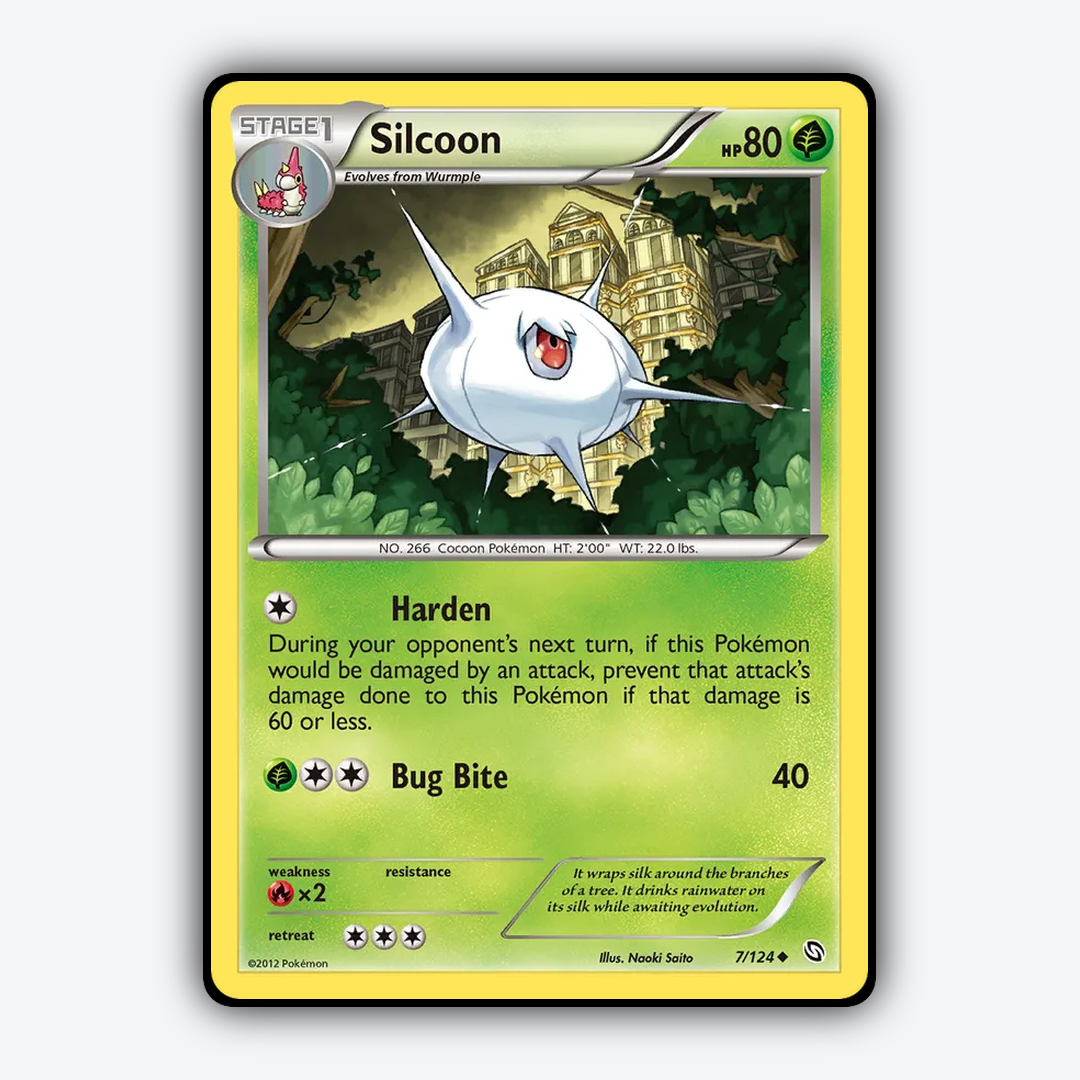 Silcoon 007/124 - Dragons Exalted Set - Card Rug